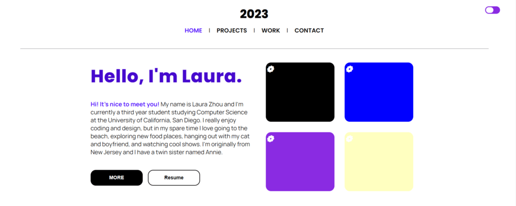 Laura's Personal Website